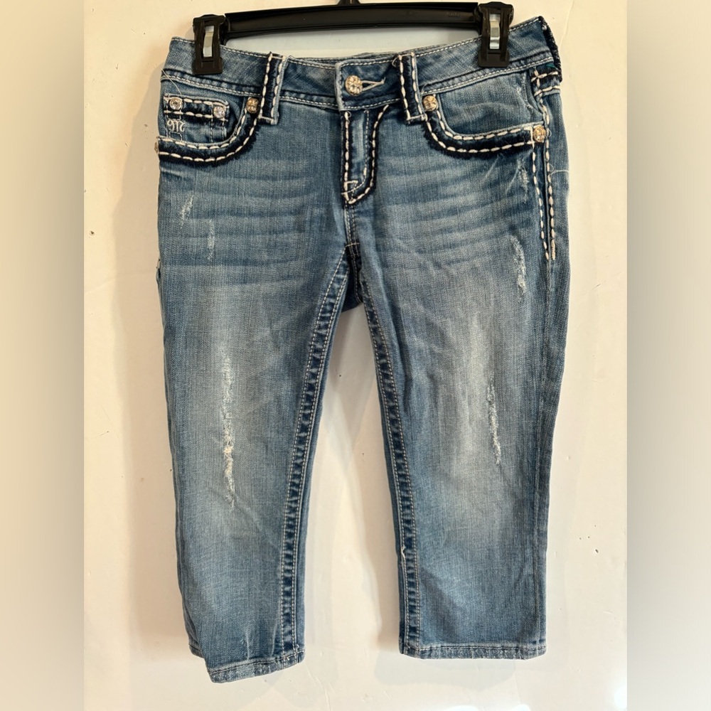 MISS ME Cropped JEANS 26 - Picture 2 of 12